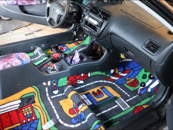 PUTTING A KIDS CARPET IN THE STI CIVIC